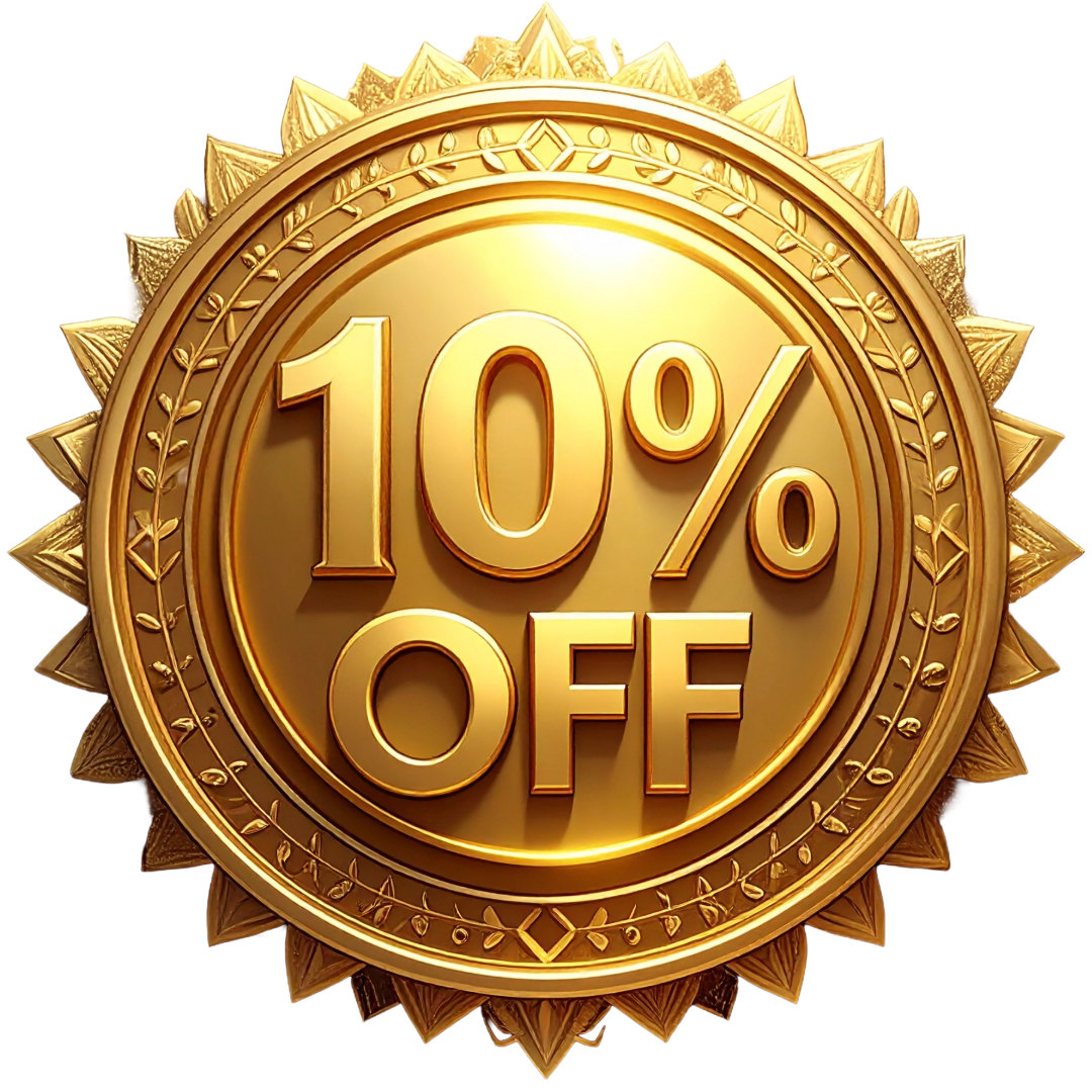 10% Discount Badge